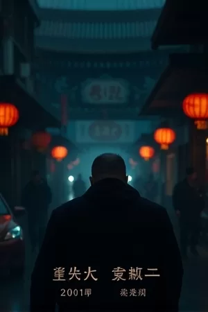 雨夜车站月台上一盏暖灯与旧行李箱的特写